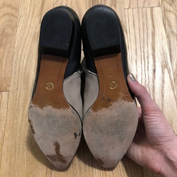 Derek Lam Grey Suede Black Leather Ankle Boots - Picture 5 of 8